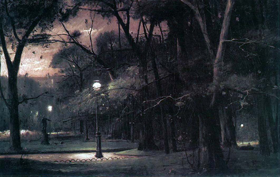 Evening in Parc Monceau 